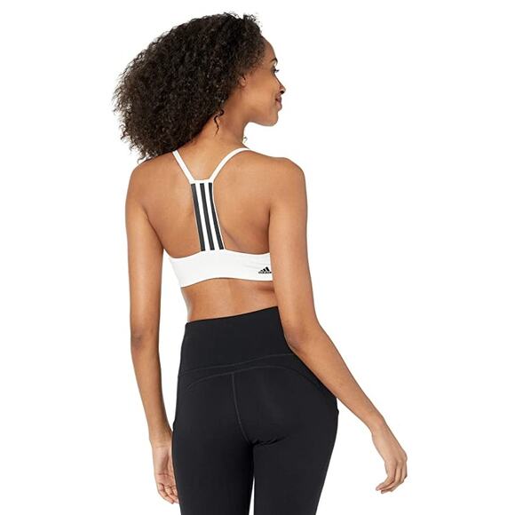 NWT adidas Women's Training Light Support Better Level Bra, Core White-Size L - Picture 2 of 4